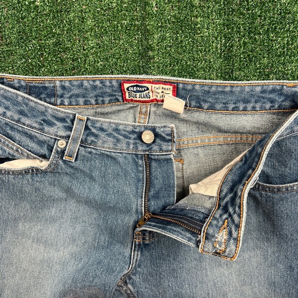 Vintage Old Navy Jeans Womens Size 8 R 31x31" Flared Bootcut Low Rise Blue Y2K - Picture 2 of 9
